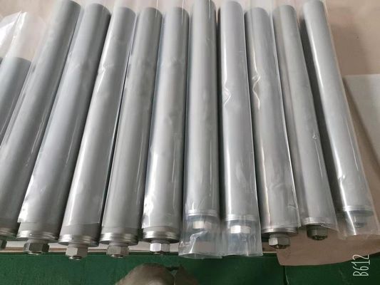 Titanyum Sintered Filtre Kartüsü Farmasötik Endüstrisi Gıda İçeceği
